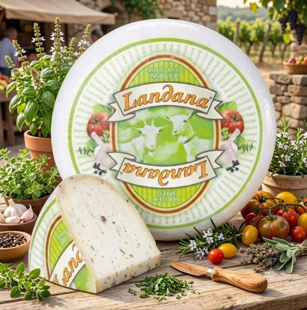 Geitenkaas met Italiaanse kruiden Landana