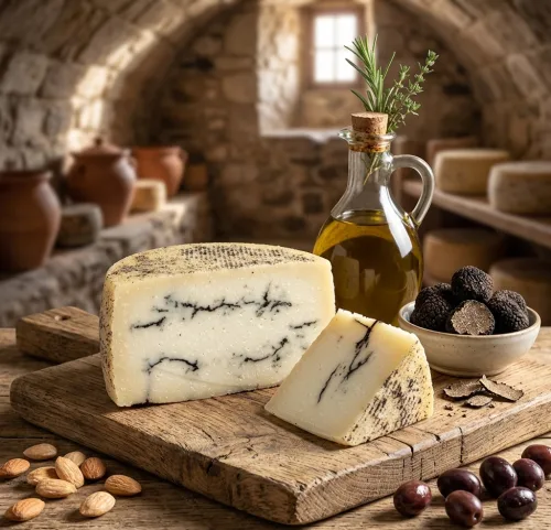 Manchego Truffel Quader de Cavra al Tartufo