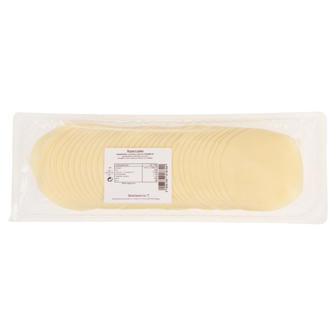 Mozzarella gesneden