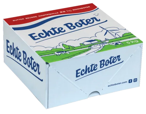Roomboter 5 kg Kaptein — Roomboter in horecaverpakking van vijf kilo.