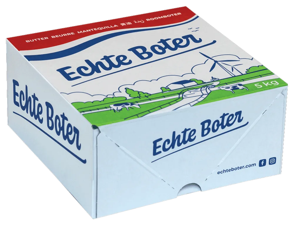 Roomboter 5 kg Kaptein — Roomboter in horecaverpakking van vijf kilo.
