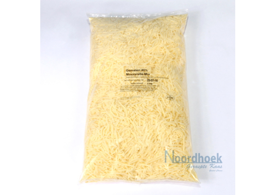 Geraspte Mozzarella 2 kg