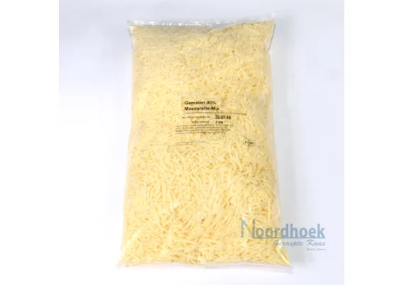 Geraspte Mozzarella 2 kg