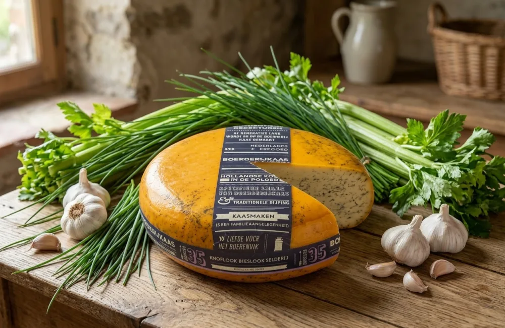 Bieslook, Selderij & knoflook van de Boerderij